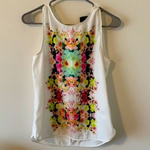 H&M floral sleeveless shirt